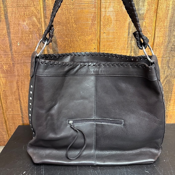 Stagecoach - X-Large Leather Hobo Bag - Cafe - Picture 8 of 10